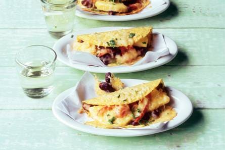 Taco's met ananas, paprika en kidneybonen