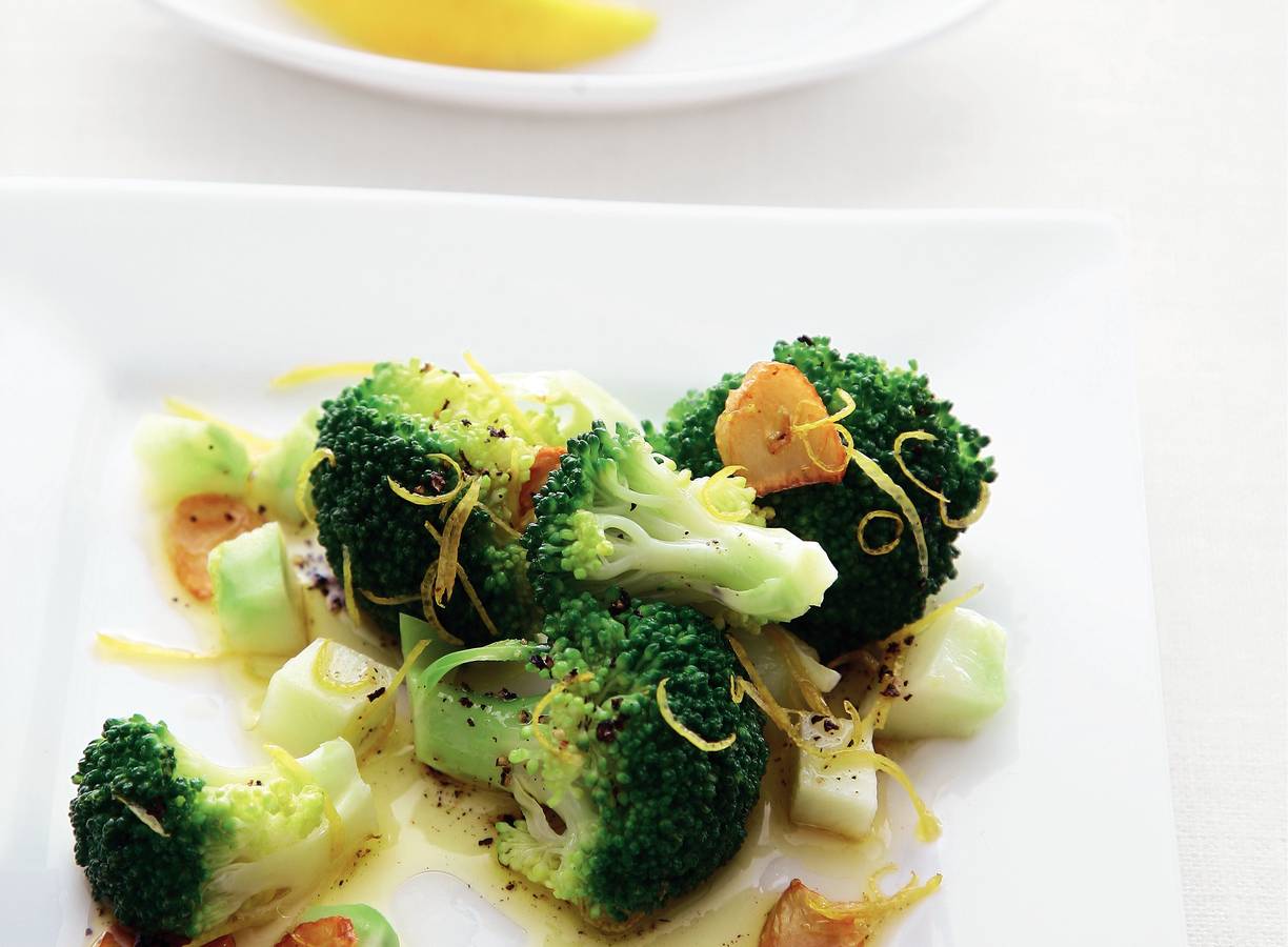 Broccoli met citroen en knoflook