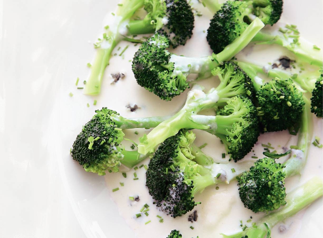 Broccoli met blauwaderkaassaus