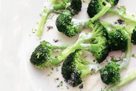 Broccoli met blauwaderkaassaus