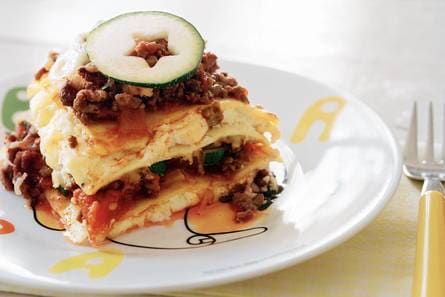 Lasange met ricotta en courgette