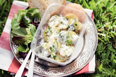 Kruidige aardappelsalade