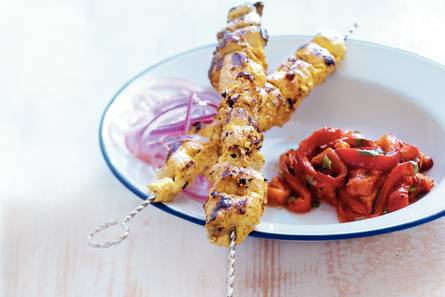 Gegrilde paprikasalade