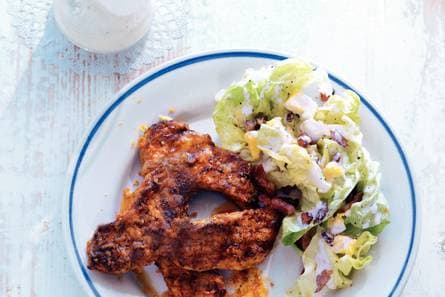 Varkensvlees in honing-sinaasappelmarinade