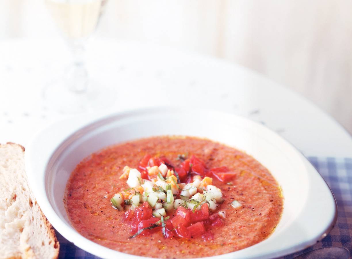 Zomersoep: gazpacho
