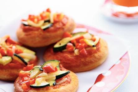 Minipizza's met groenten