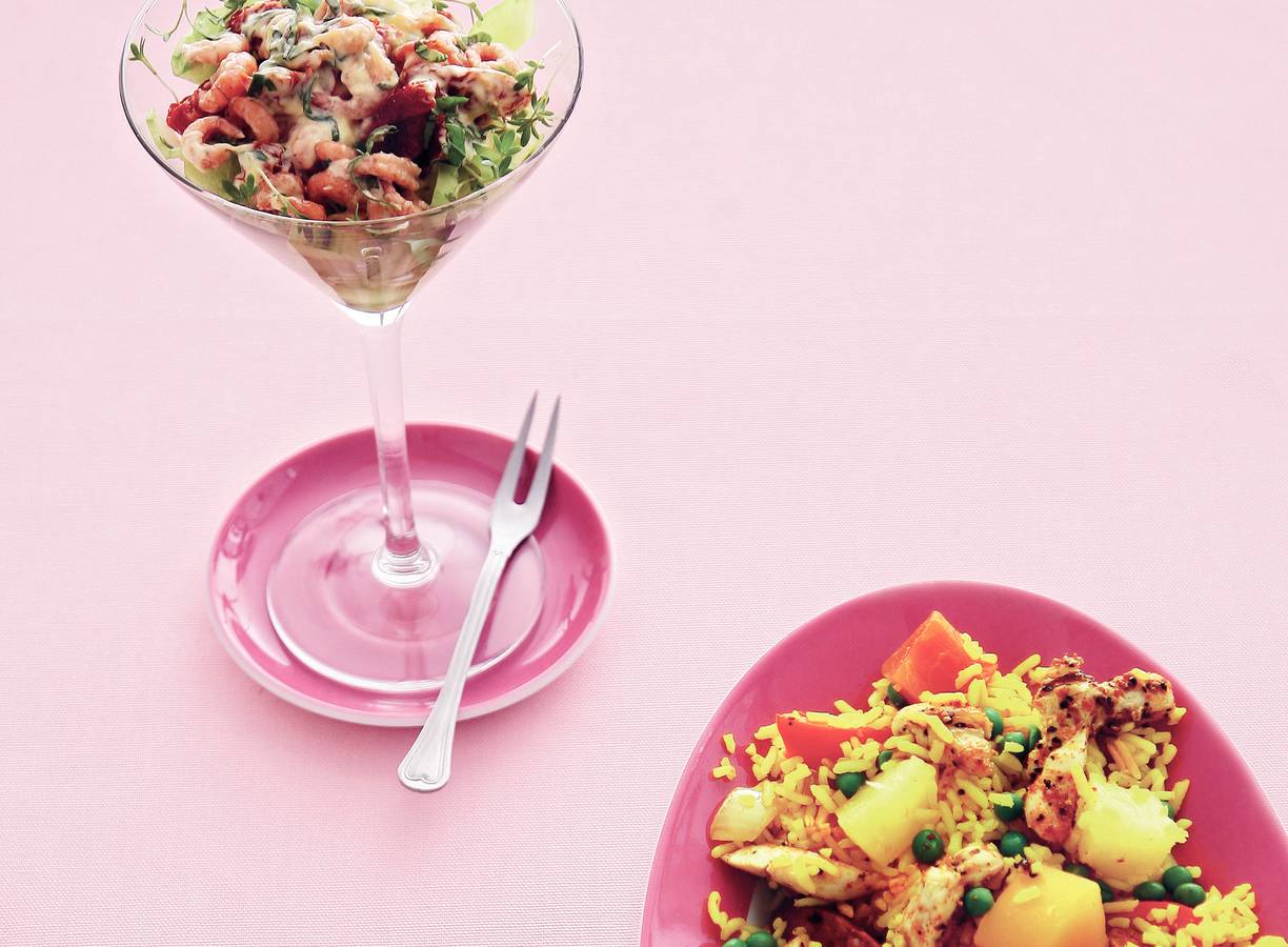 Garnalencocktail met komkommer
