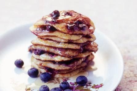 Blauwebessenpannenkoekjes