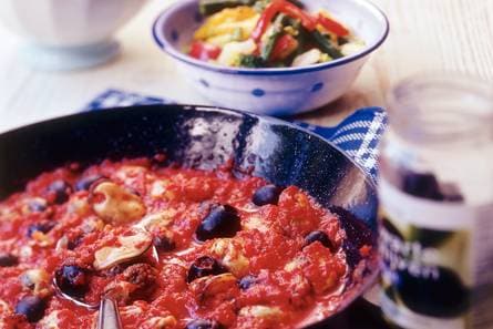Mosselen in paprikasaus met couscous