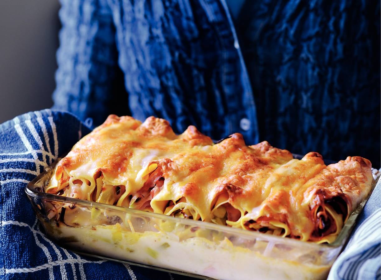 Preicannelloni met ham