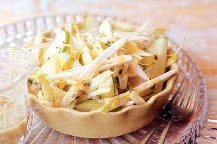 Witlofsalade met peterseliedressing
