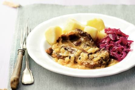 Karbonades met kruidnagelsaus