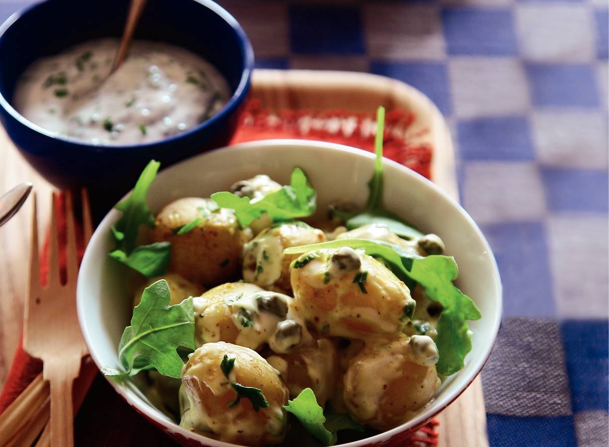 Aardappelsalade met kappertjes