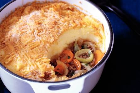 Jachtschotel met aardappelpuree