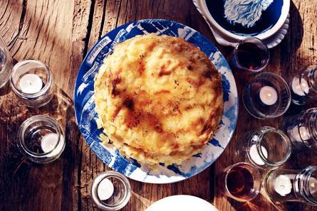 Crêpes-taart met appel
