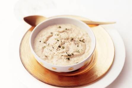 Wittebonenpuree met venkel en tijm