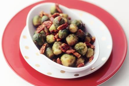 Gewokte spruitjes met pecannoten