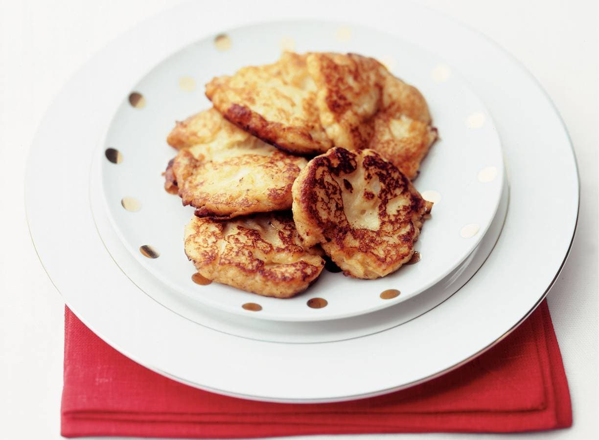 Hartige poffertjes met knolselderij