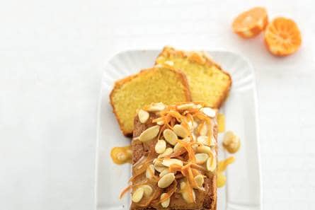 Amandelcake met mandarijnensiroop