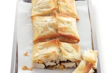 Kipfilet in filodeeg