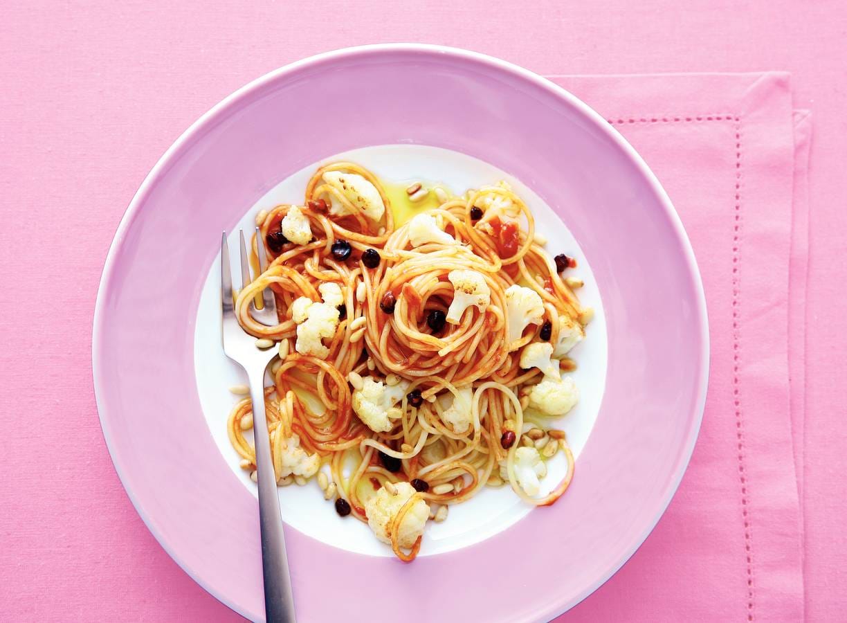 Siciliaanse bloemkoolspaghetti