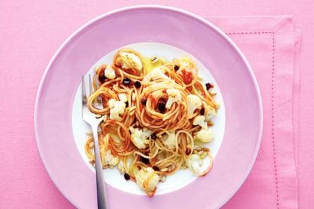 Siciliaanse bloemkoolspaghetti