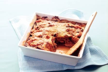 Ovenschotel aubergine