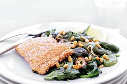Zalm in sesamkorstje