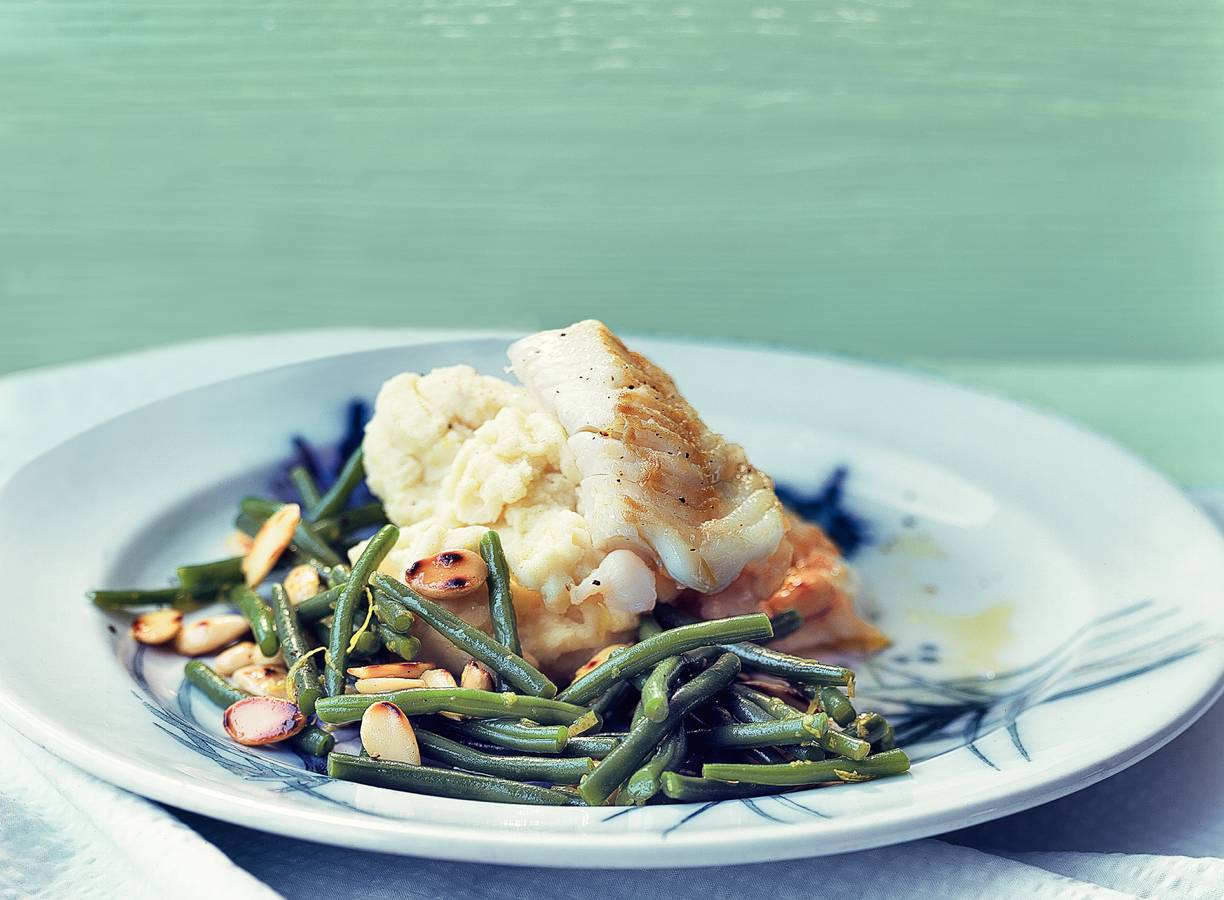 Kabeljauw met haricots verts