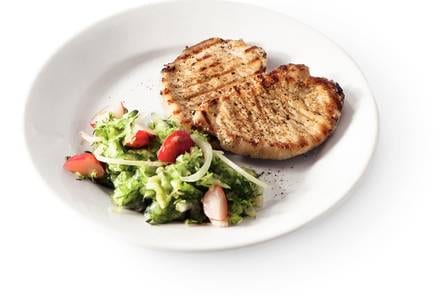 Salade met filetlapjes