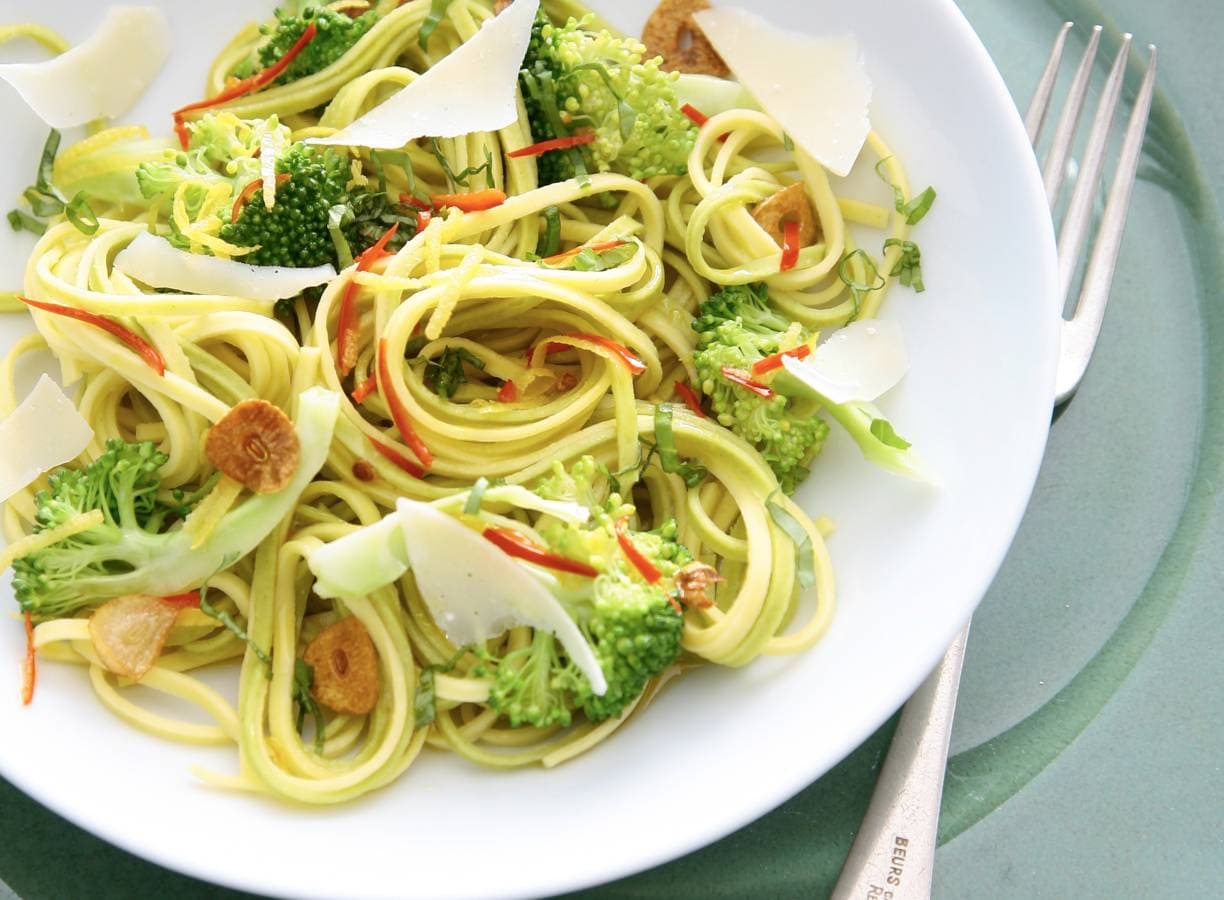 Tagliolini met broccoli