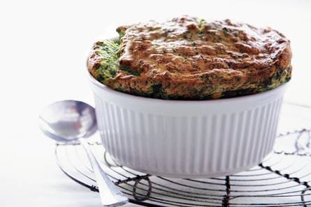 Spinaziesoufflé van Sang-Lan