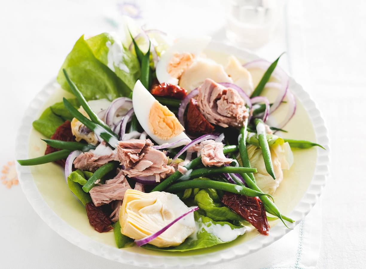 Lichte salade niçoise