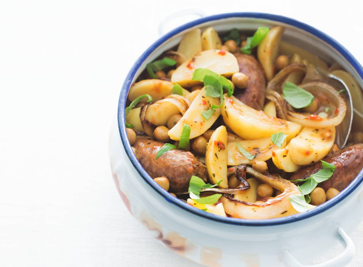 Aardappel, Toscaanse worstjes en veldertjes