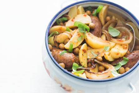 Aardappel, Toscaanse worstjes en veldertjes