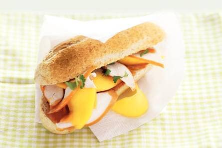 Pistolet gerookte kip & mango