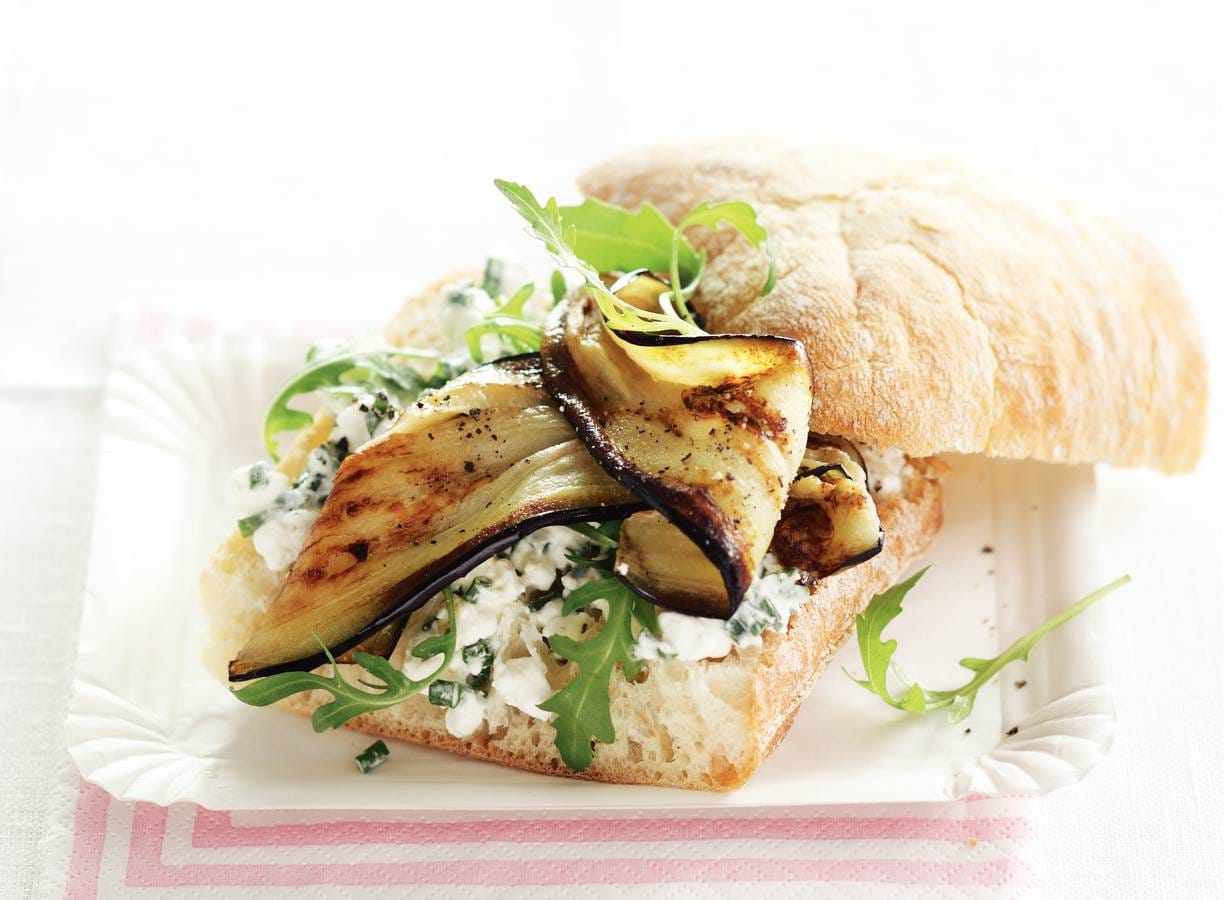 Ciabatta hüttenkäse