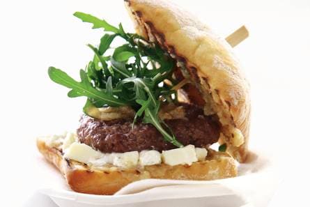 Burger met baconjam van Skillet