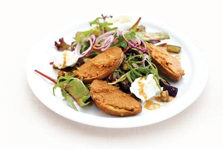 Salade rode pesto