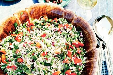 Rijstsalade