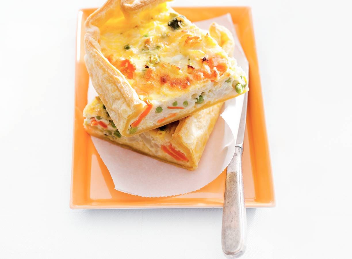 Groentequiche met kaas