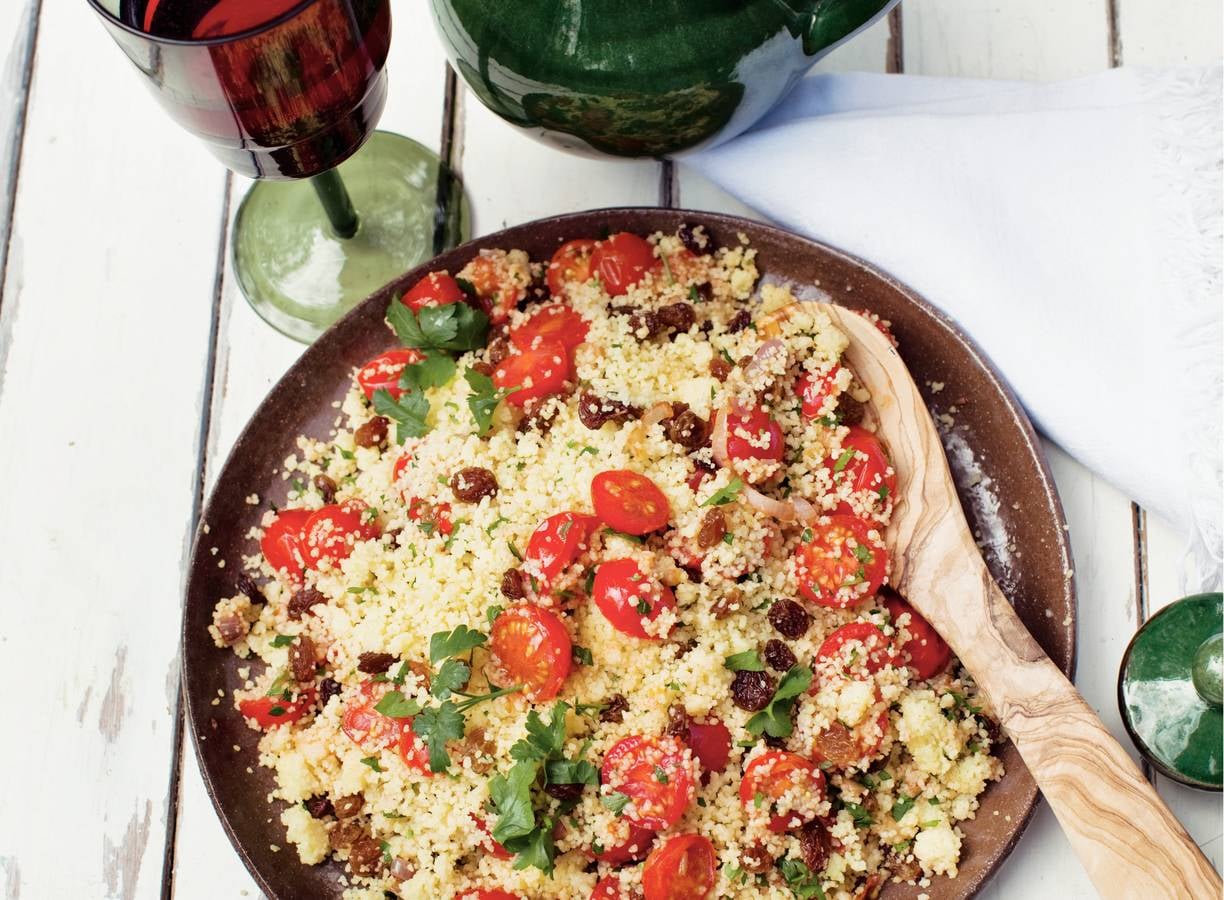 Couscous met kaneel en rozijnen
