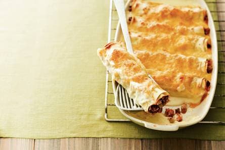 Cannelloni met aubergine en ricotta