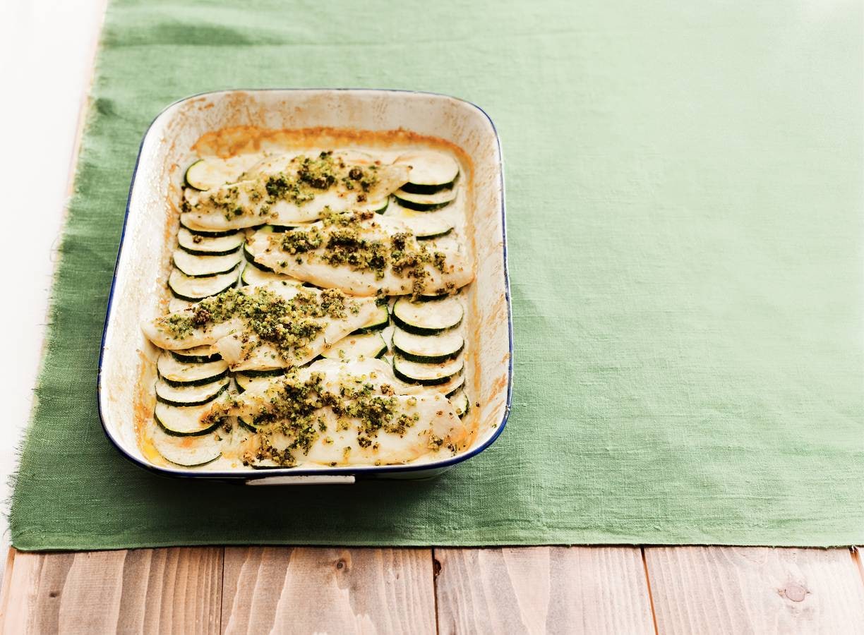 Yellow fin sole met peterseliepesto