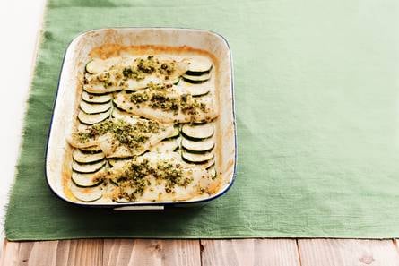 Yellow fin sole met peterseliepesto