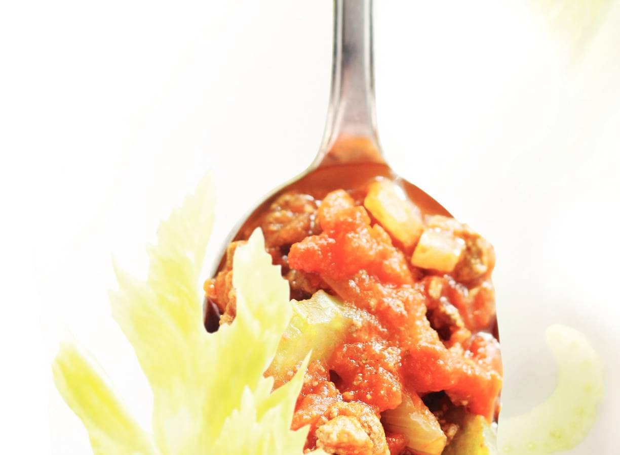 Tomaten-gehaktsaus