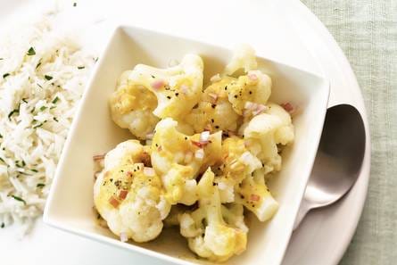 Bloemkool met mosterdvinaigrette