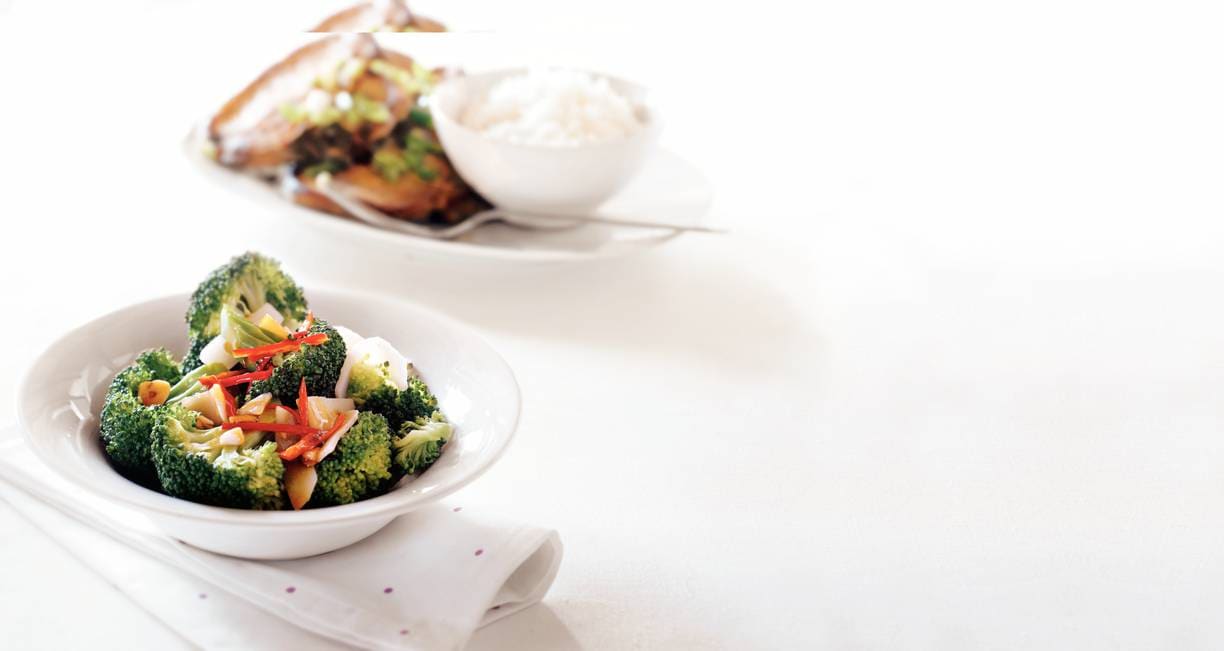 Broccoli & bamboescheuten