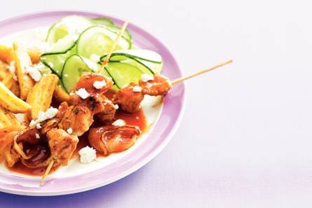 Mediterraan stokje met kaas