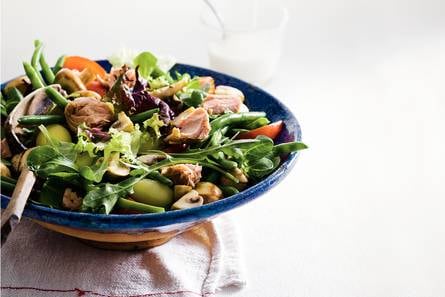 Herfstniçoise met champignons